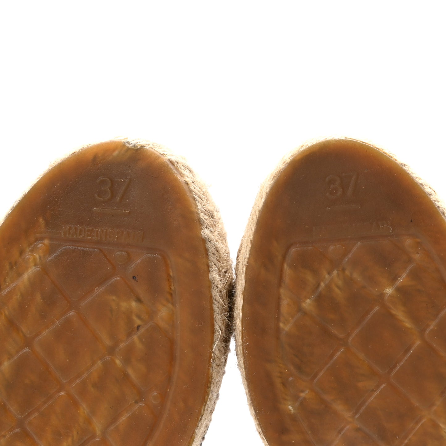 Lambskin CC Espadrilles 37 Black