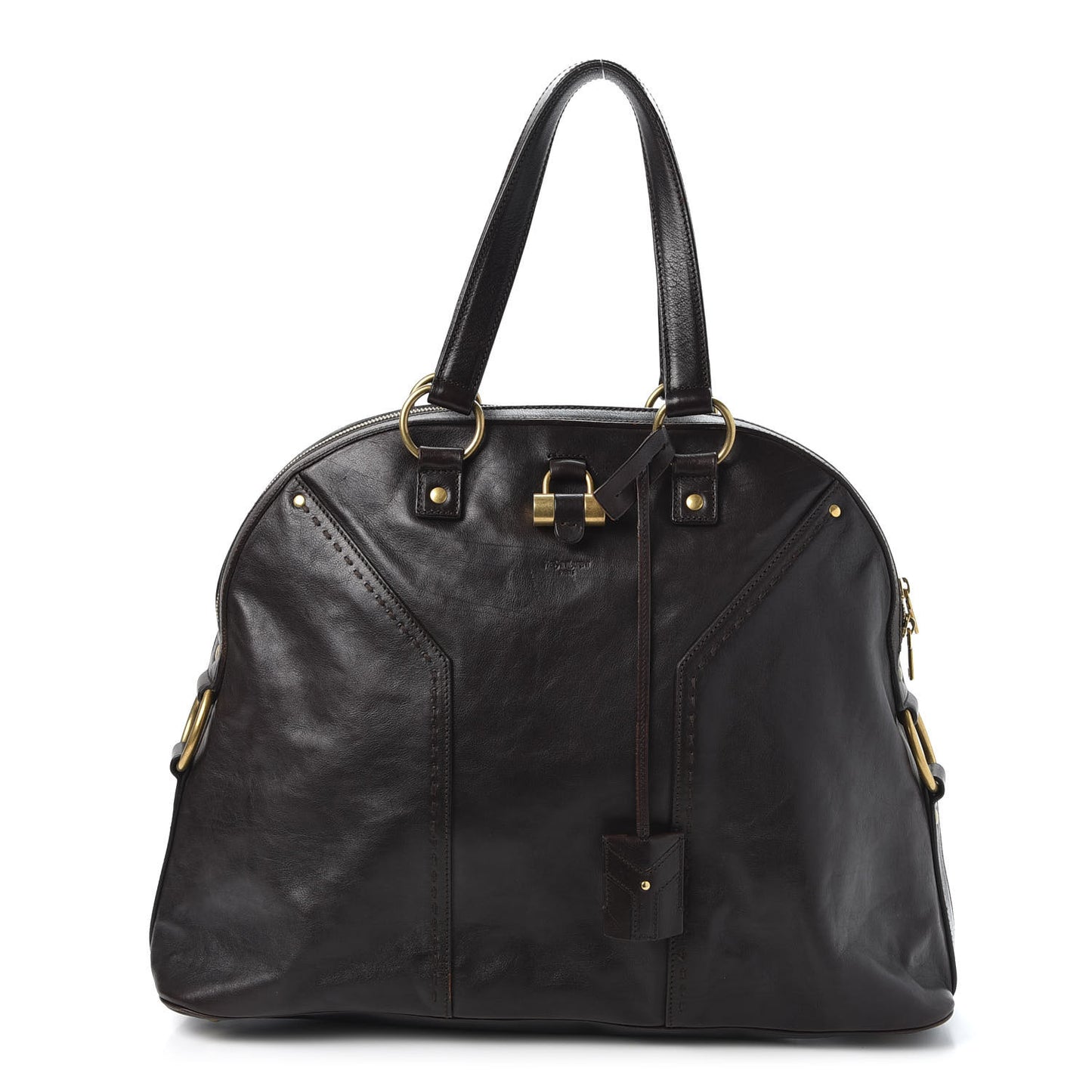 Calfskin Oversized Muse Brown