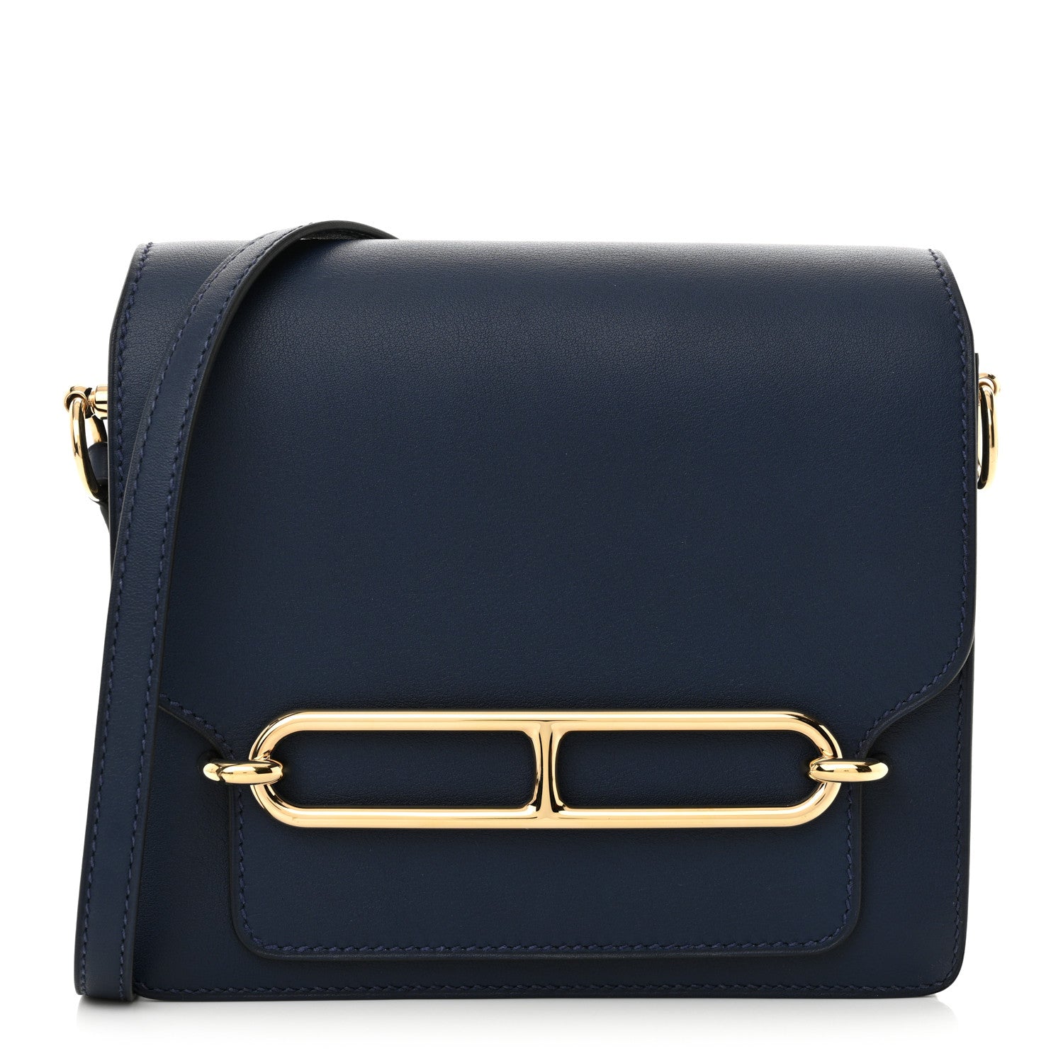 Hermes Swift Mini Sac Roulis Bleu Saphir 1 of 13
