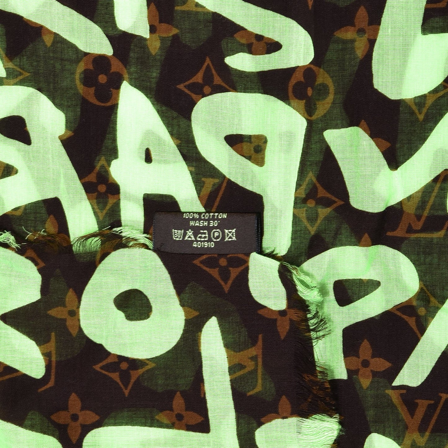 Cotton Graffiti Pareo Green