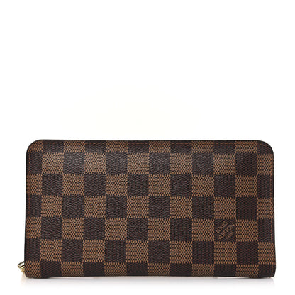 Louis Vuitton Damier Ebene Porte-Monnaie Zippe Zippy Wallet 1 of 6