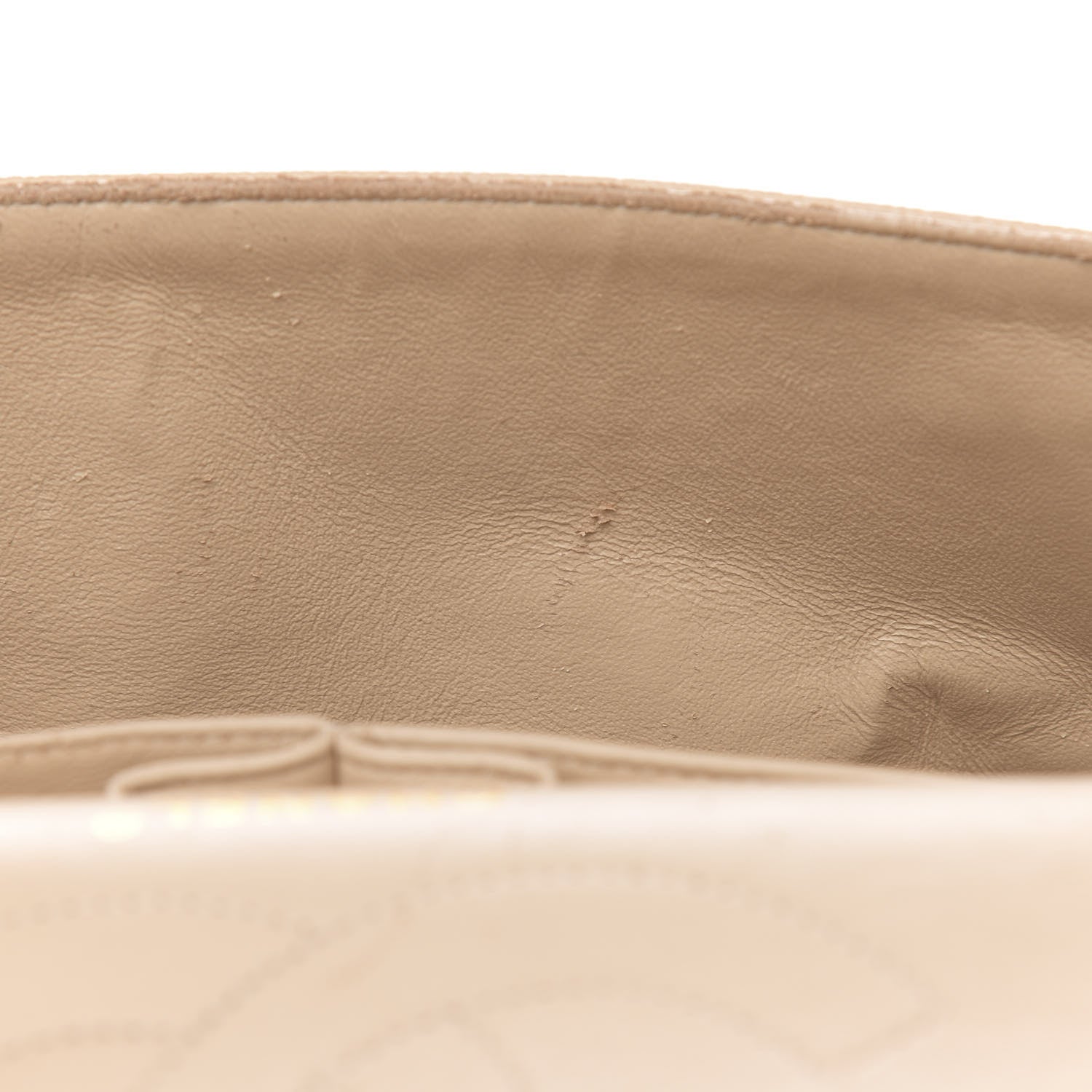 Chanel Caviar Quilted Jumbo Double Flap Light Beige 15 of 16