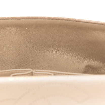 Chanel Caviar Quilted Jumbo Double Flap Light Beige 15 of 16