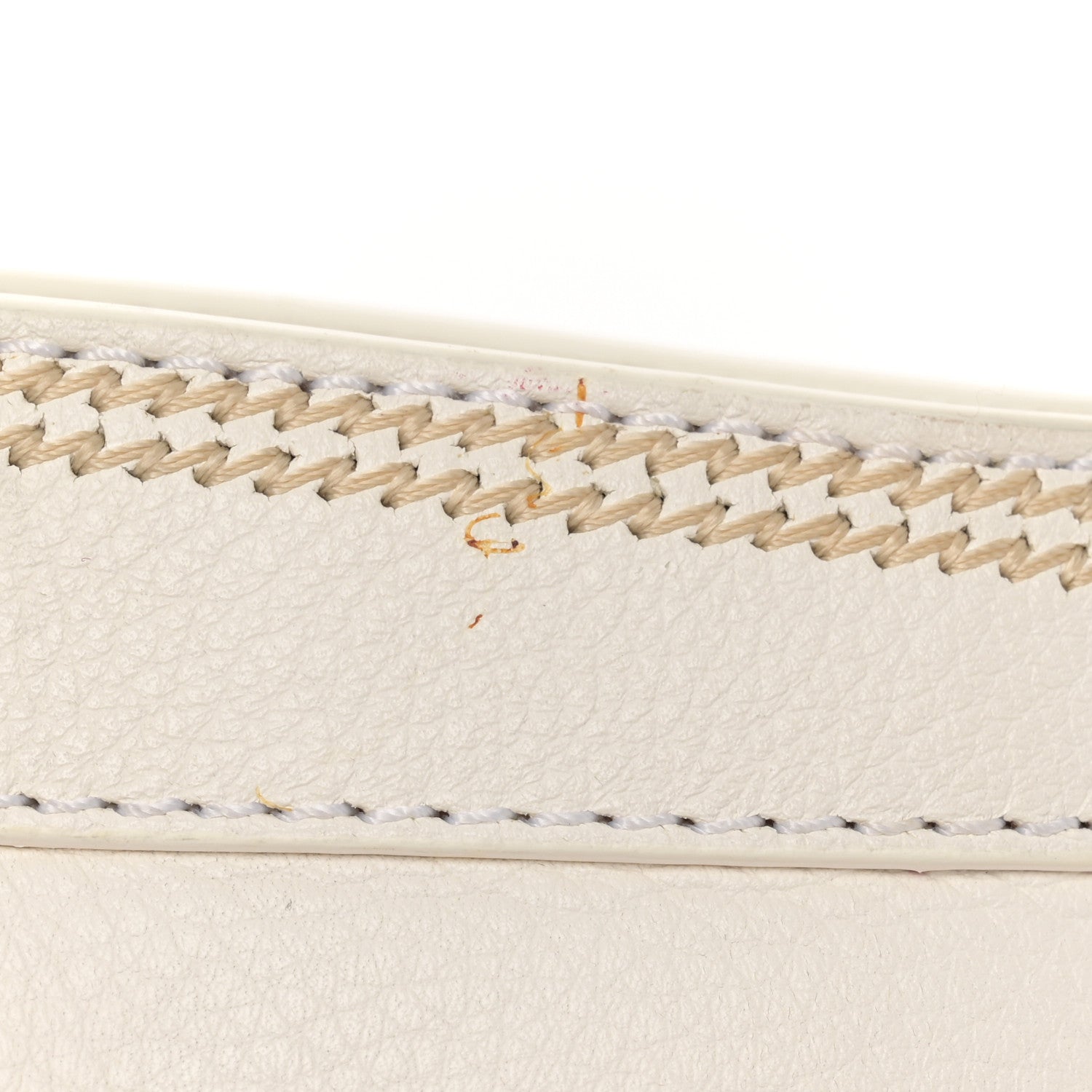 Christian Dior Grained Calfskin Small Dome Bag White 11 of 13