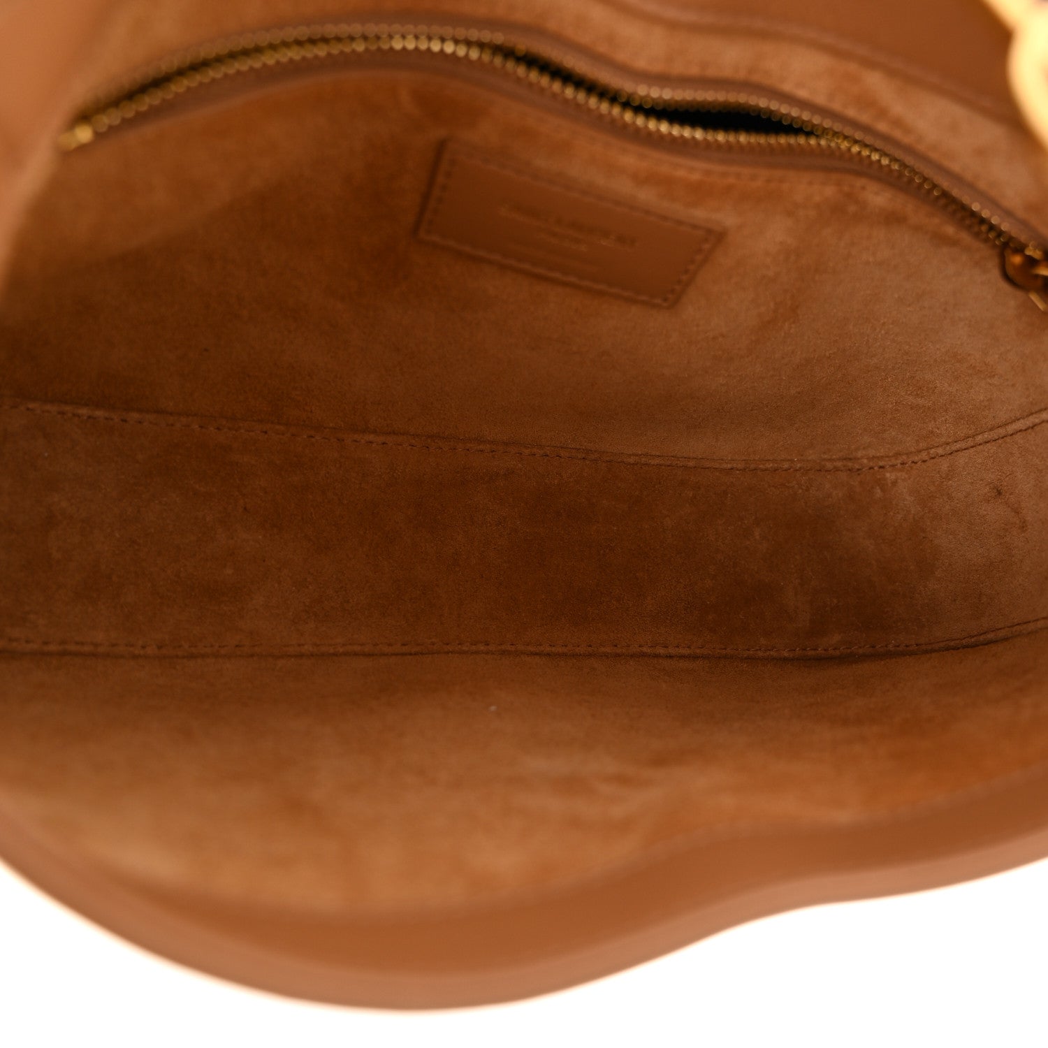 Saint Laurent Smooth Calfskin Le 5 A 7 Hobo Brown 5 of 10