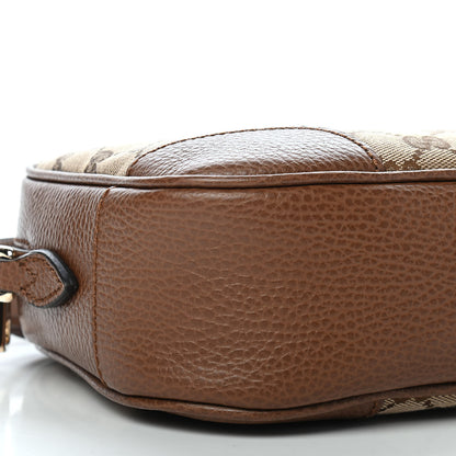 Gucci Monogram Mini Bree Messenger Bag Beige Tabacco 8 of 9