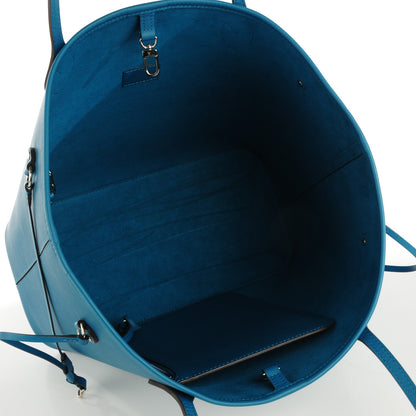 Louis Vuitton Epi Neverfull MM Cyan 7 of 8