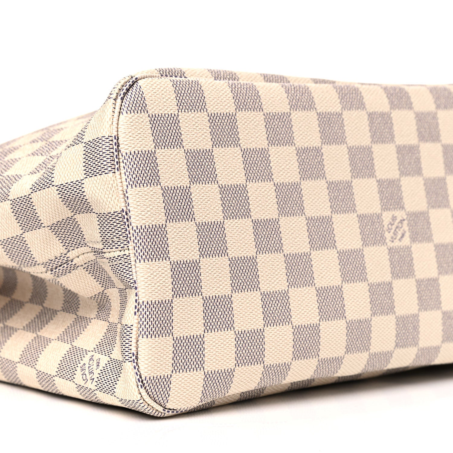 Louis Vuitton Damier Azur Neo Neverfull MM Rose Ballerine 6 of 7