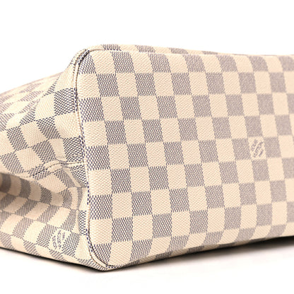 Louis Vuitton Damier Azur Neo Neverfull MM Rose Ballerine 6 of 7