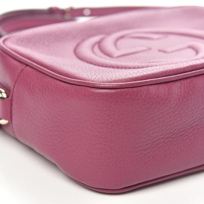 Gucci Pebbled Calfskin Small Soho Disco Bag Peonia Flower 9 of 11