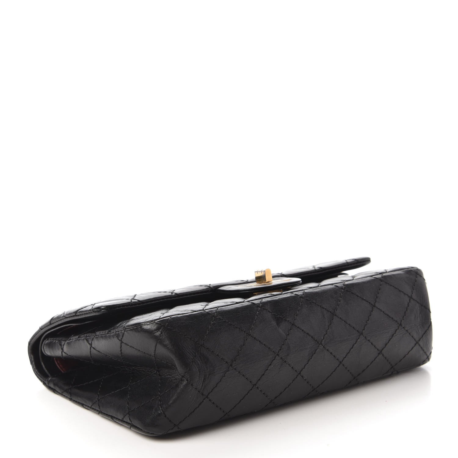 Chanel Aged Calfskin Quilted 2.55 Reissue 225 Flap Black 5 of 11