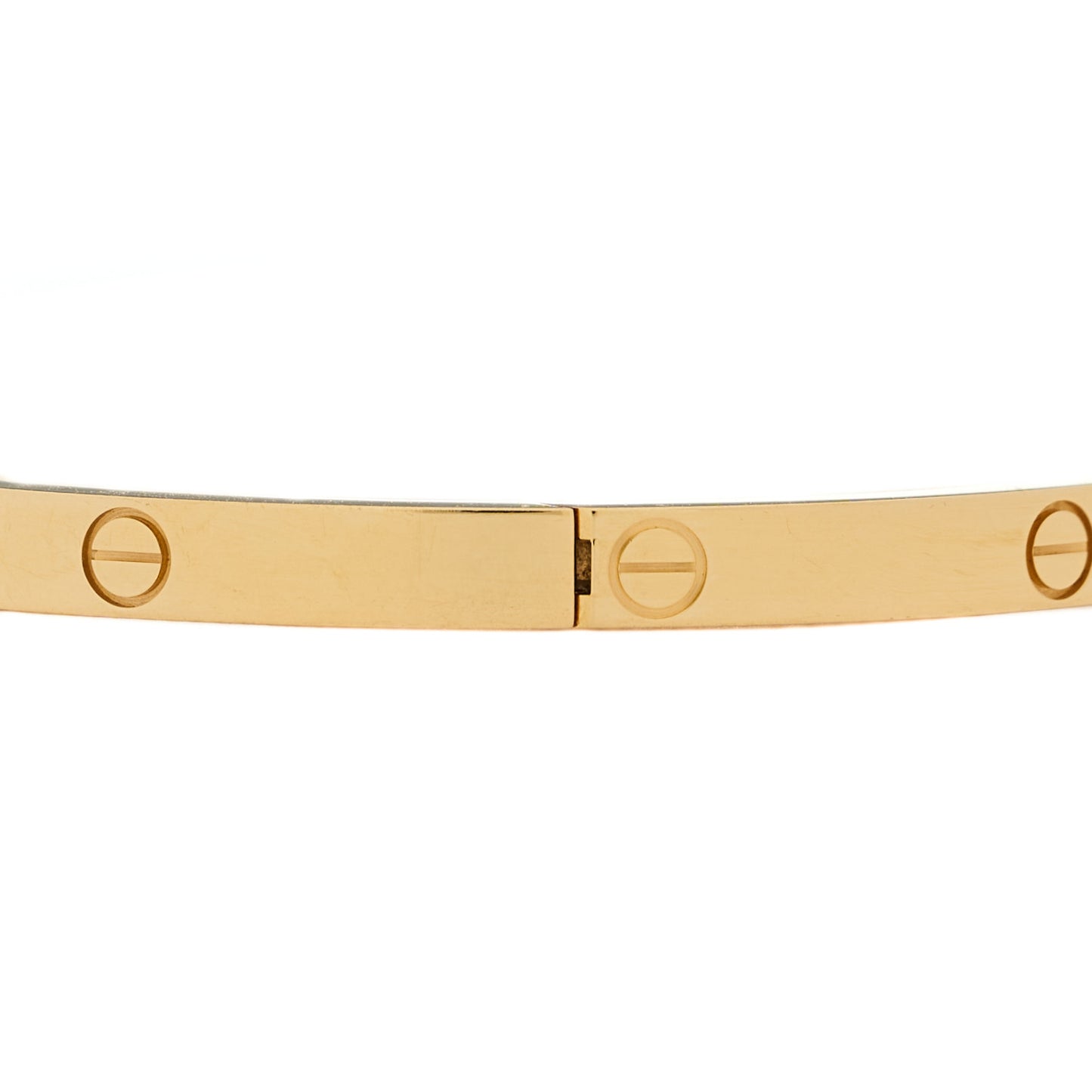 18K Yellow Gold Small LOVE Bracelet 17