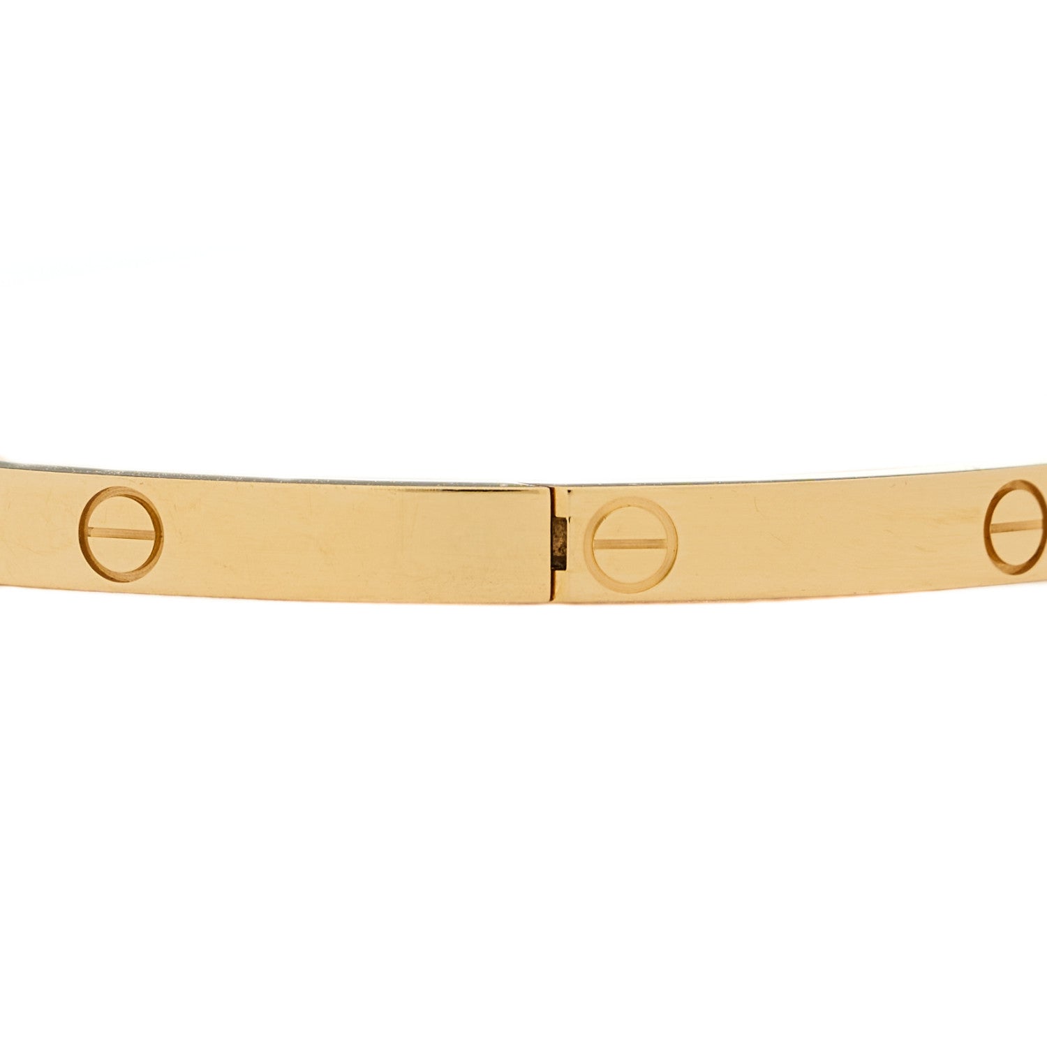 Cartier 18K Yellow Gold Small LOVE Bracelet 17 6 of 8