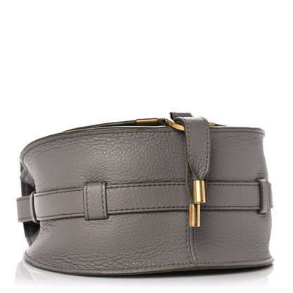 Chloe Calfskin Mini Marcie Round Crossbody Bag Cashmere Grey 4 of 11