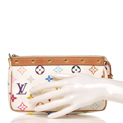 Louis Vuitton Monogram Multicolor Pochette Accessories White 2 of 14