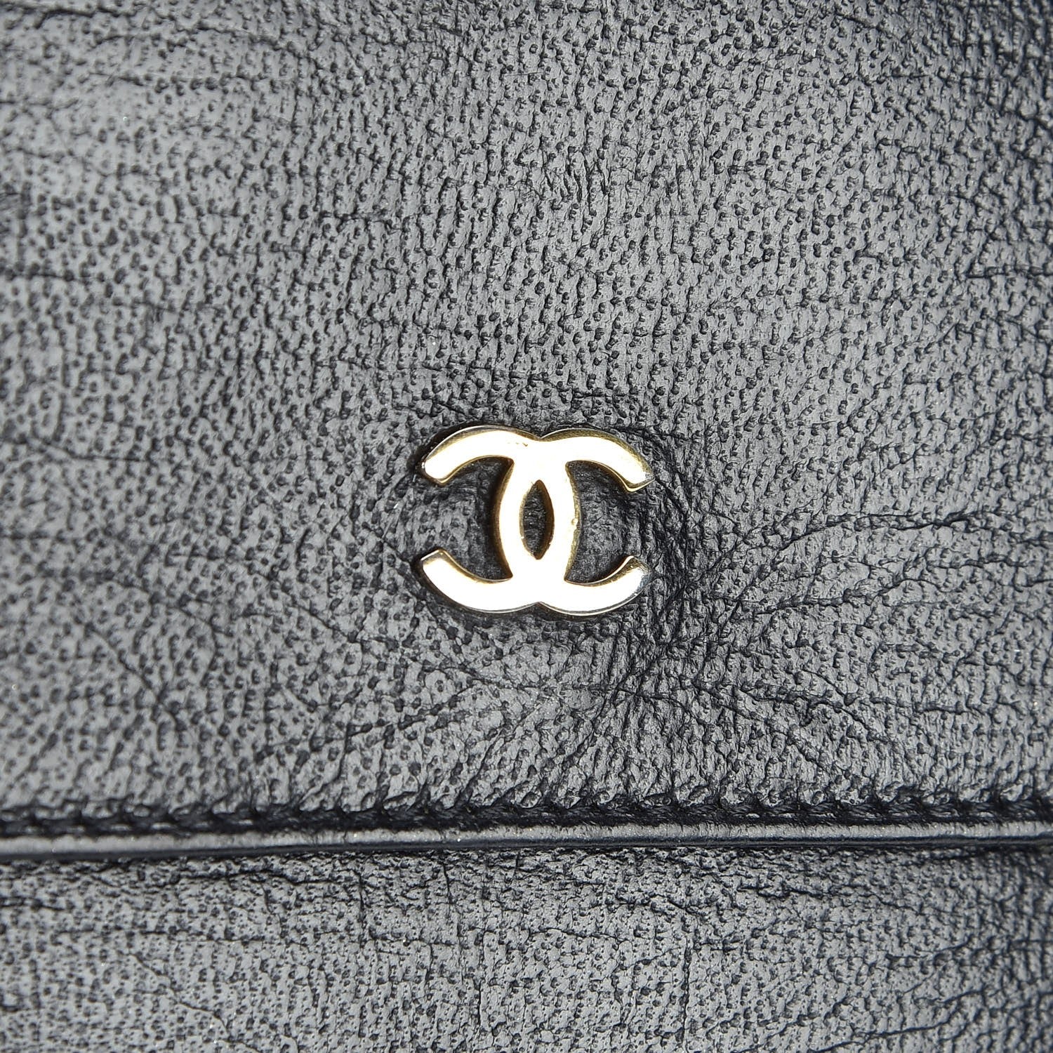 Chanel Goatskin Compact CC Flap Wallet Black 9 of 22