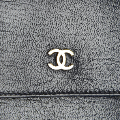 Chanel Goatskin Compact CC Flap Wallet Black 9 of 22