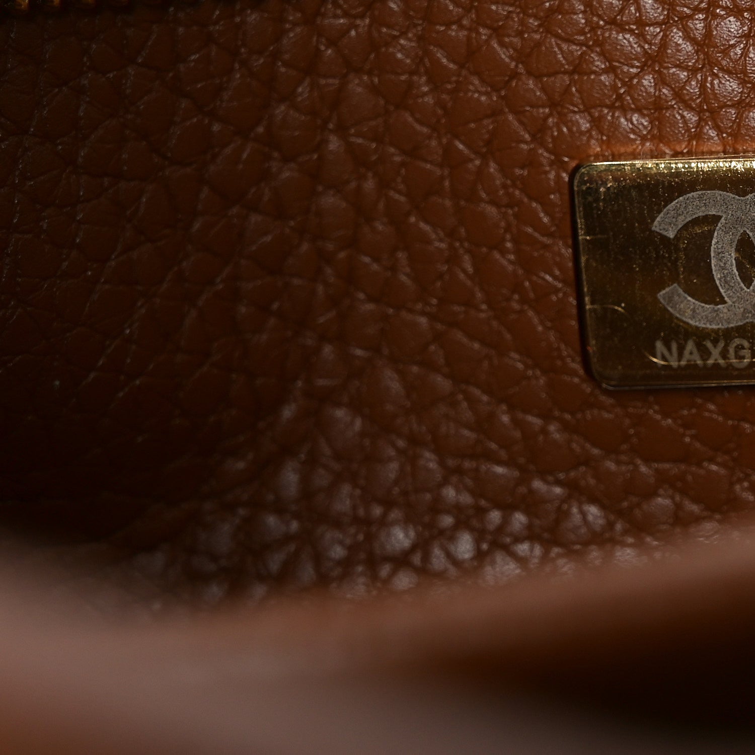 Chanel Grained Calfskin Stitched Urban Essentials Small Shopping Bag Camel 6 of 9
