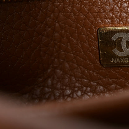 Chanel Grained Calfskin Stitched Urban Essentials Small Shopping Bag Camel 6 of 9