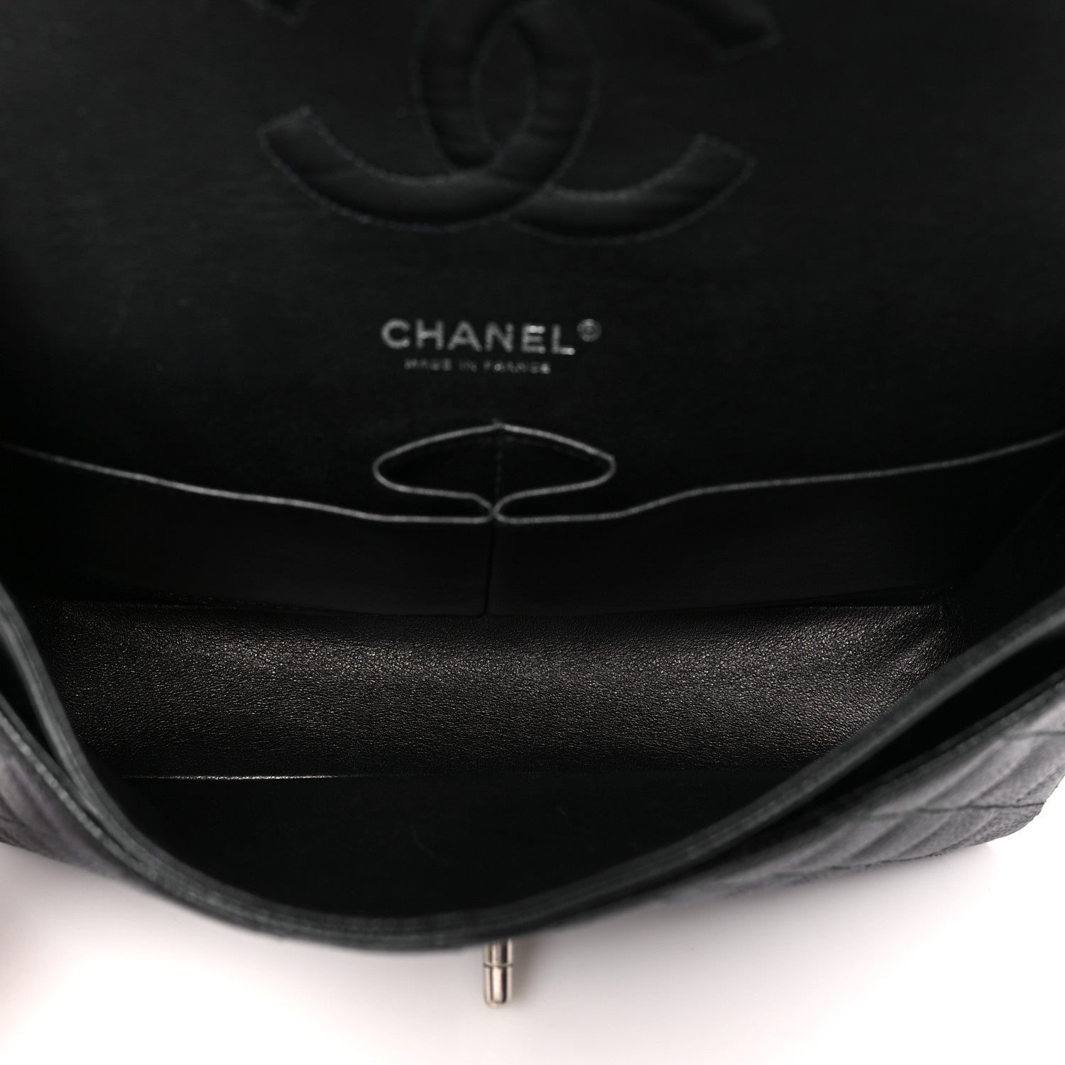 Chanel Caviar Quilted Medium Double Flap Black 5 of 10