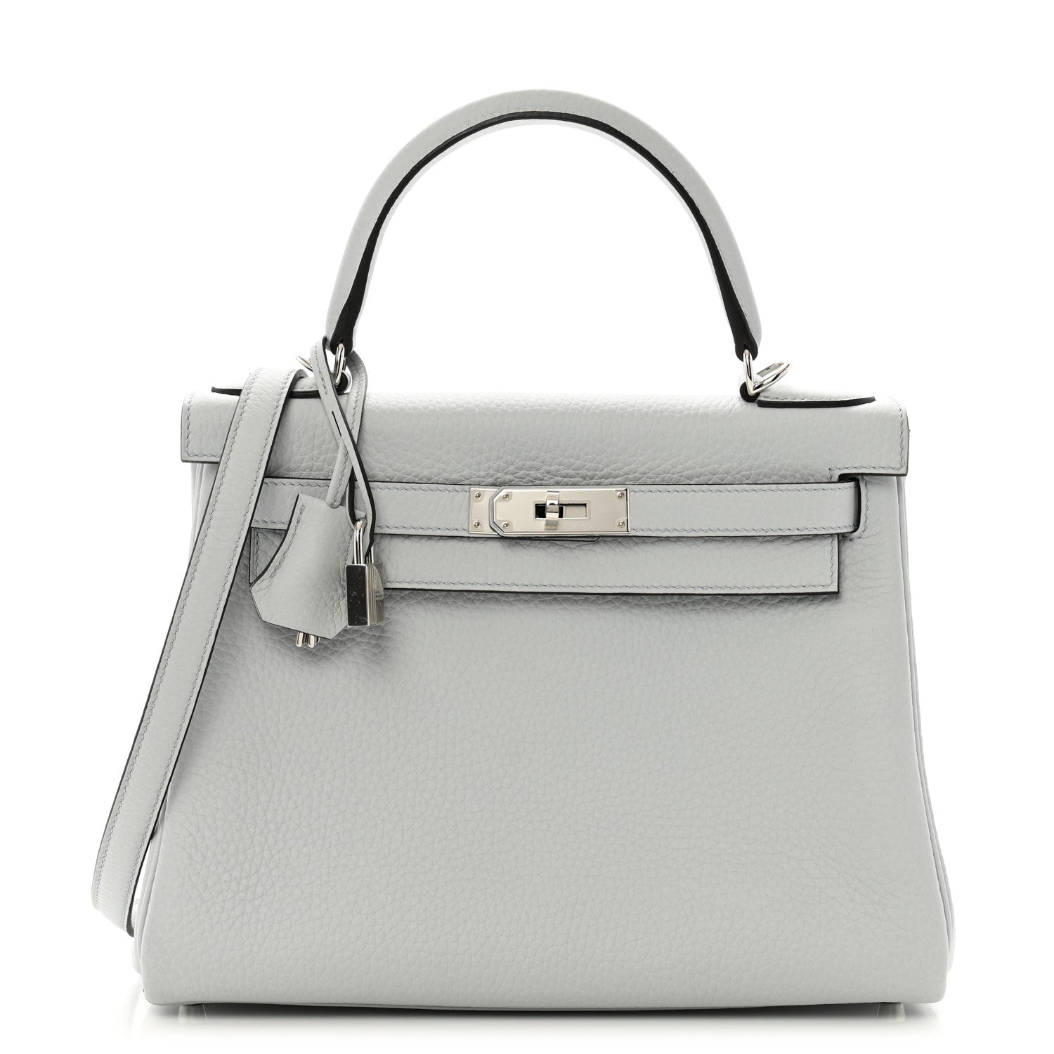 Hermes Togo Kelly Retourne 28 Gris Pale 1 of 10