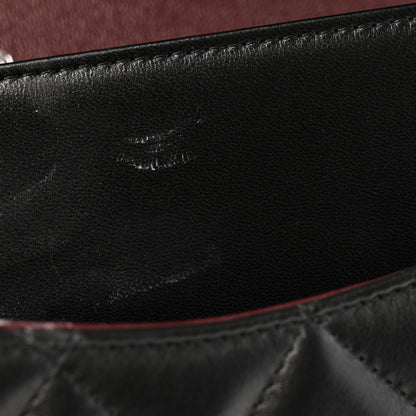 Chanel Lambskin Quilted Jumbo Double Flap Black 13 of 14