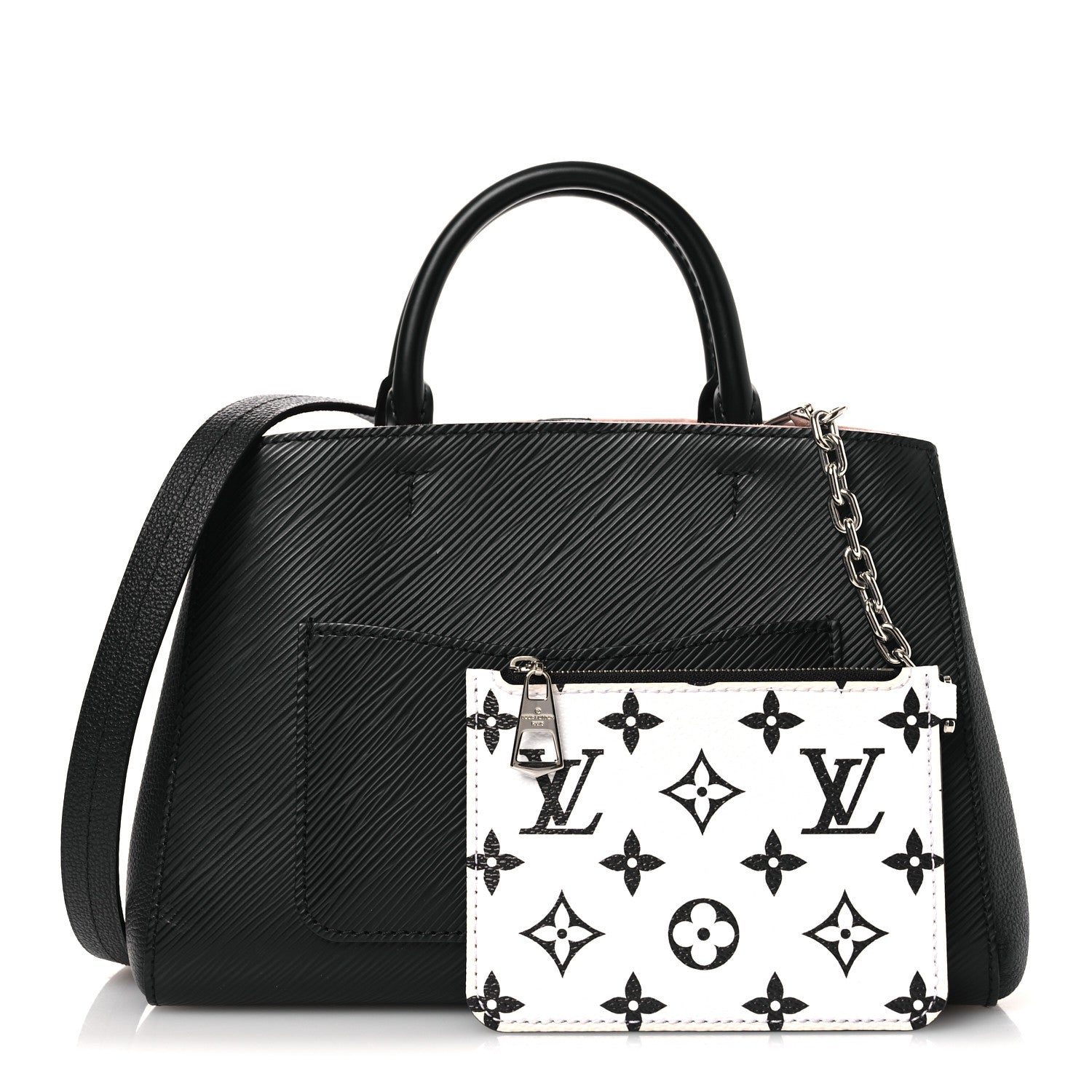Louis Vuitton Epi Marelle BB Tote Black 3 of 10