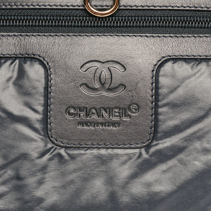 Chanel Nylon Quilted Small Coco Cocoon Reversible Tote Grey 7 of 8