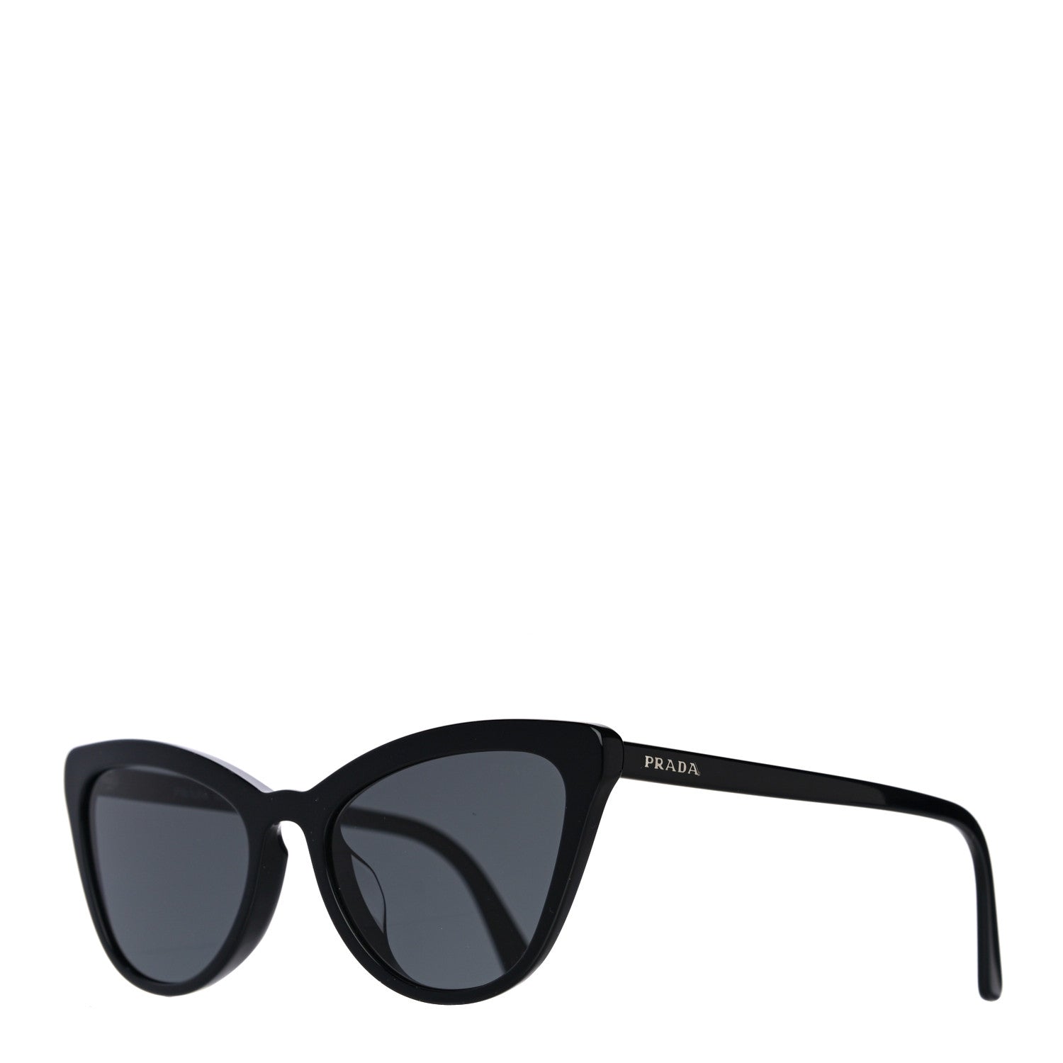 Prada Acetate Cat Eye Sunglasses SPR 01V Black 1 of 6