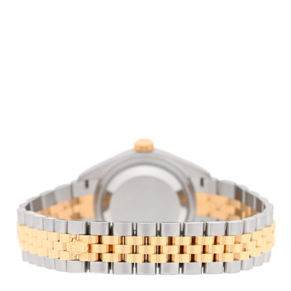 Rolex Stainless Steel 18K Yellow Gold 28mm Oyster Perpetual Datejust Watch Silver Roman 279173 3 of 4