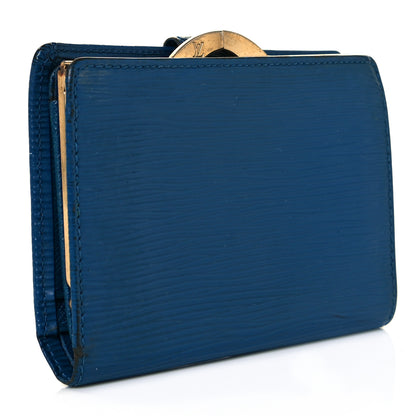 Louis Vuitton Epi French Purse Wallet Myrtille 3 of 12