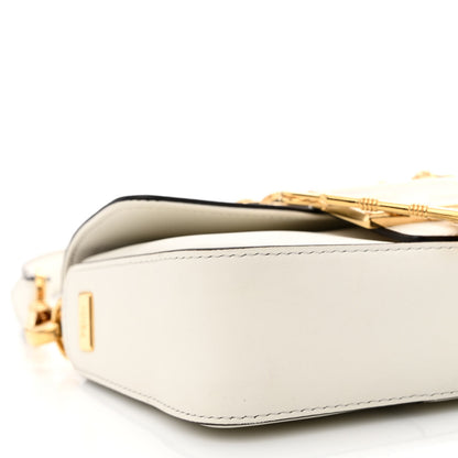 Fendi X VERSACE Vitello Seta Fendace Mini Brooch Baguette White Ice 9 of 10