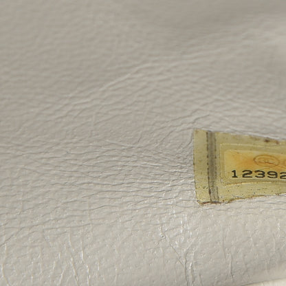 Chanel Crinkled Patent Quilted Jumbo Single Flap Light Beige 8 of 14