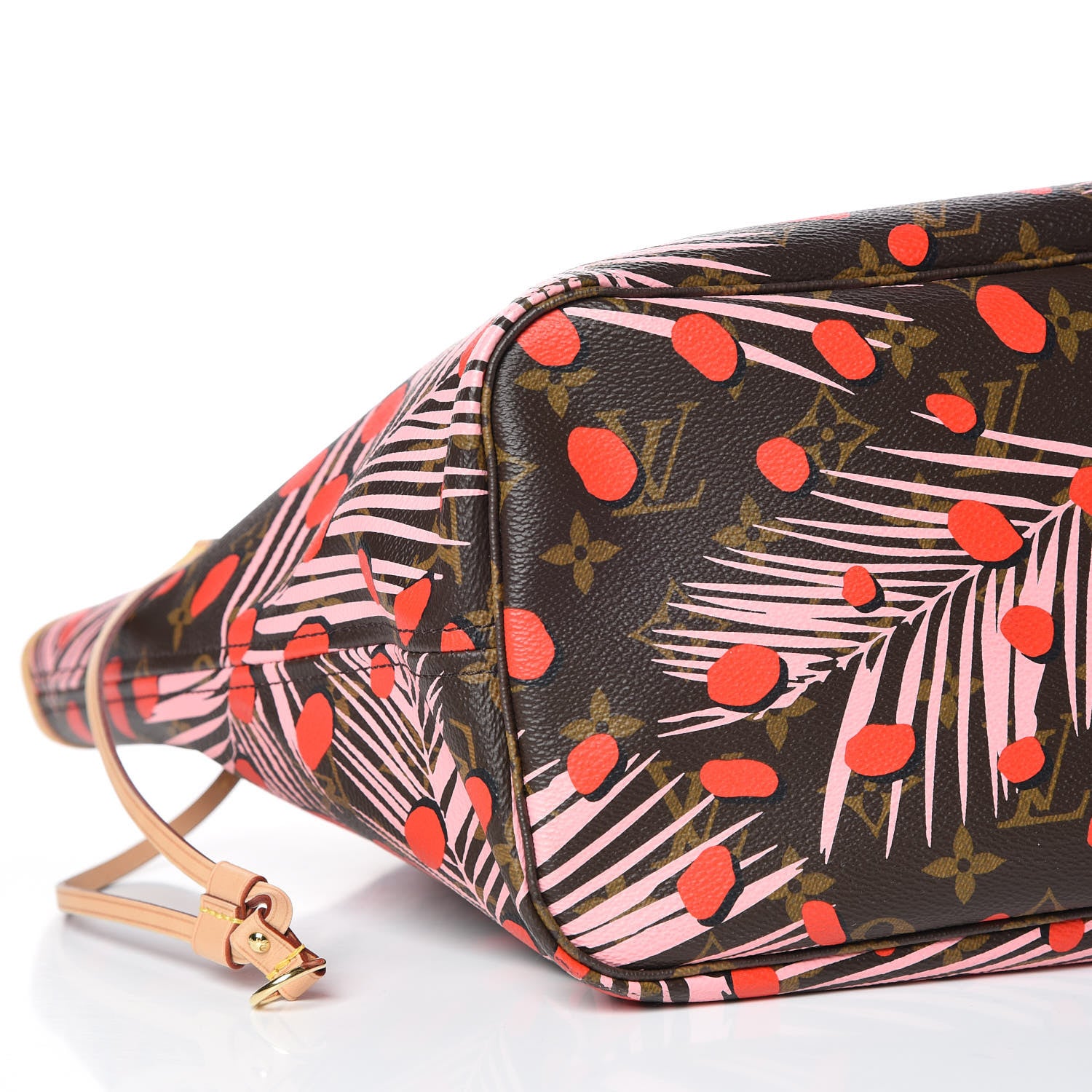 Louis Vuitton Monogram Jungle Dots Neo Neverfull MM Sugar Pink Poppy 22 of 24