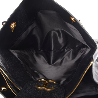 Chanel Caviar XL Weekender Bag Black 5 of 16