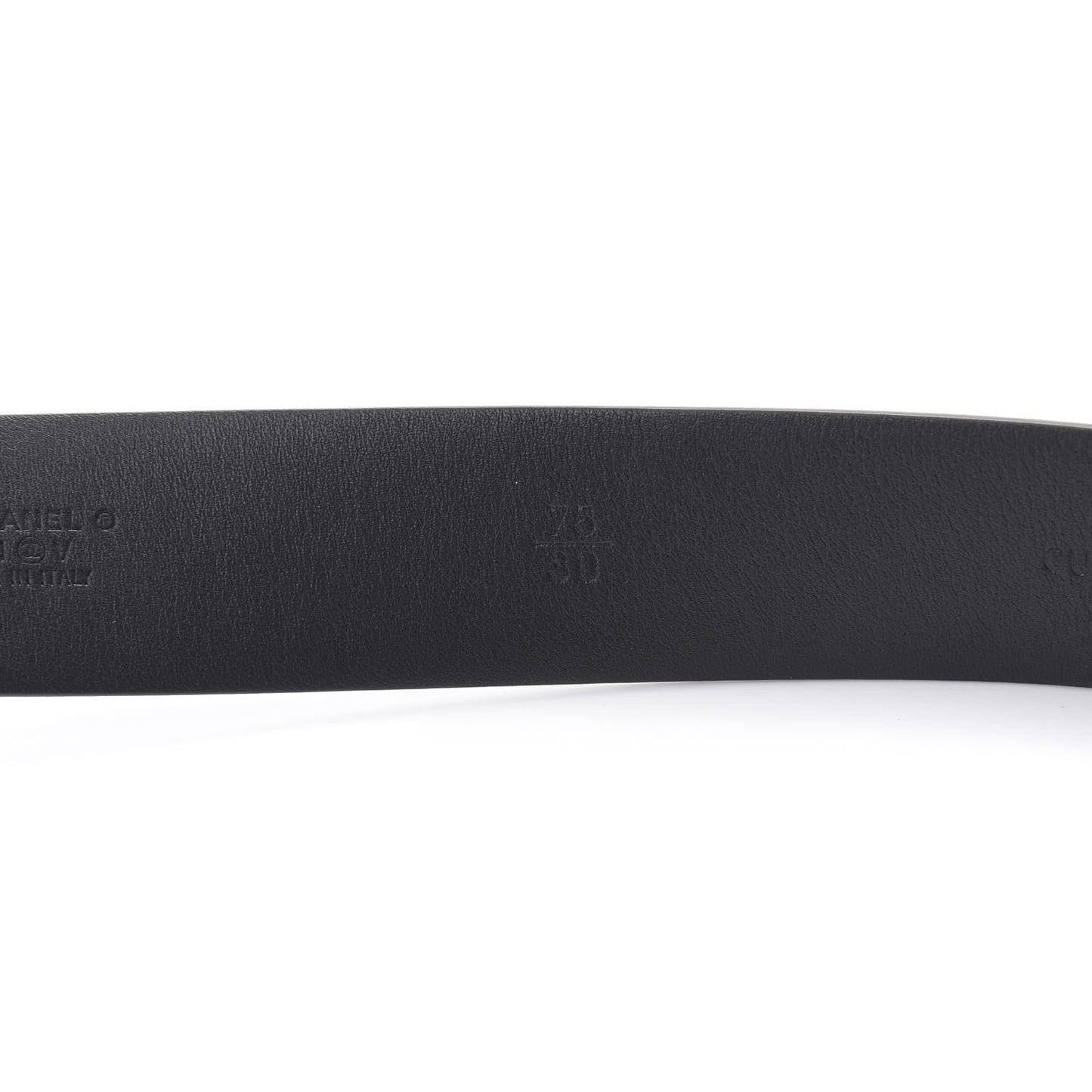 Lambskin CC Chain Belt 75 30 Black