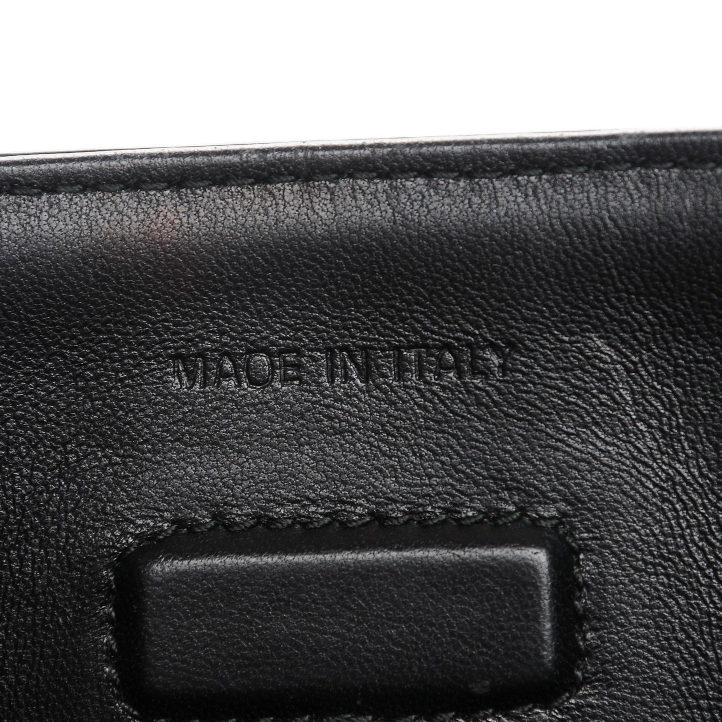 Grained Calfskin Medium Diorever Flap Black