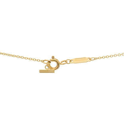 Tiffany 18K Yellow Gold Small T Smile Pendant Necklace 3 of 3