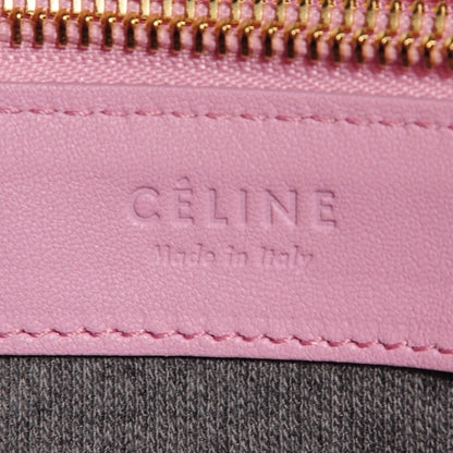 Celine Lambskin Large Trio Crossbody Bag Pink 8 of 9