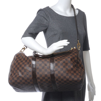 Louis Vuitton Damier Ebene Keepall Bandouliere 45 2 of 7