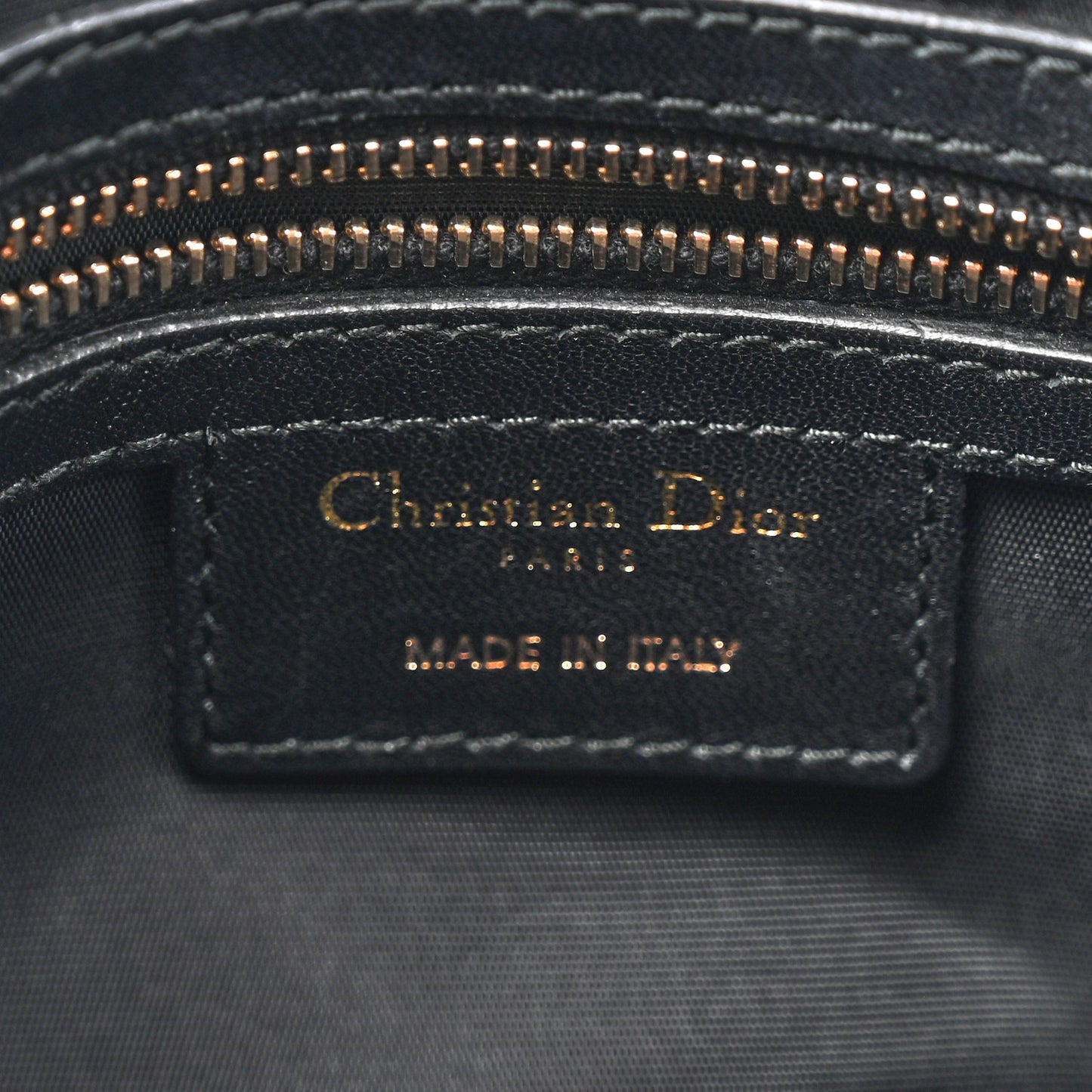 Lambskin Cannage Side Pocket Satchel Black