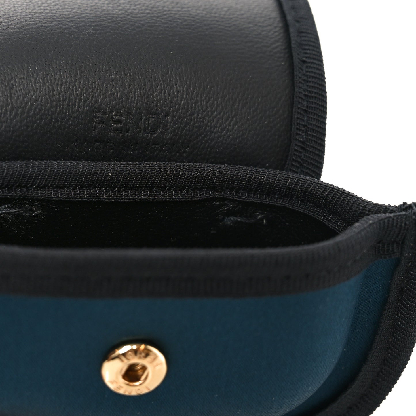 Silk Satin Pico Baguette Charm Blue Velvet Black