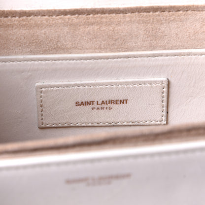 Saint Laurent Calfskin Small Classic Lulu Bag White 5 of 7