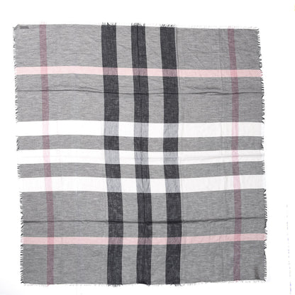 Burberry Modal Wool Giant Check Scarf Dark Trench 1 of 3