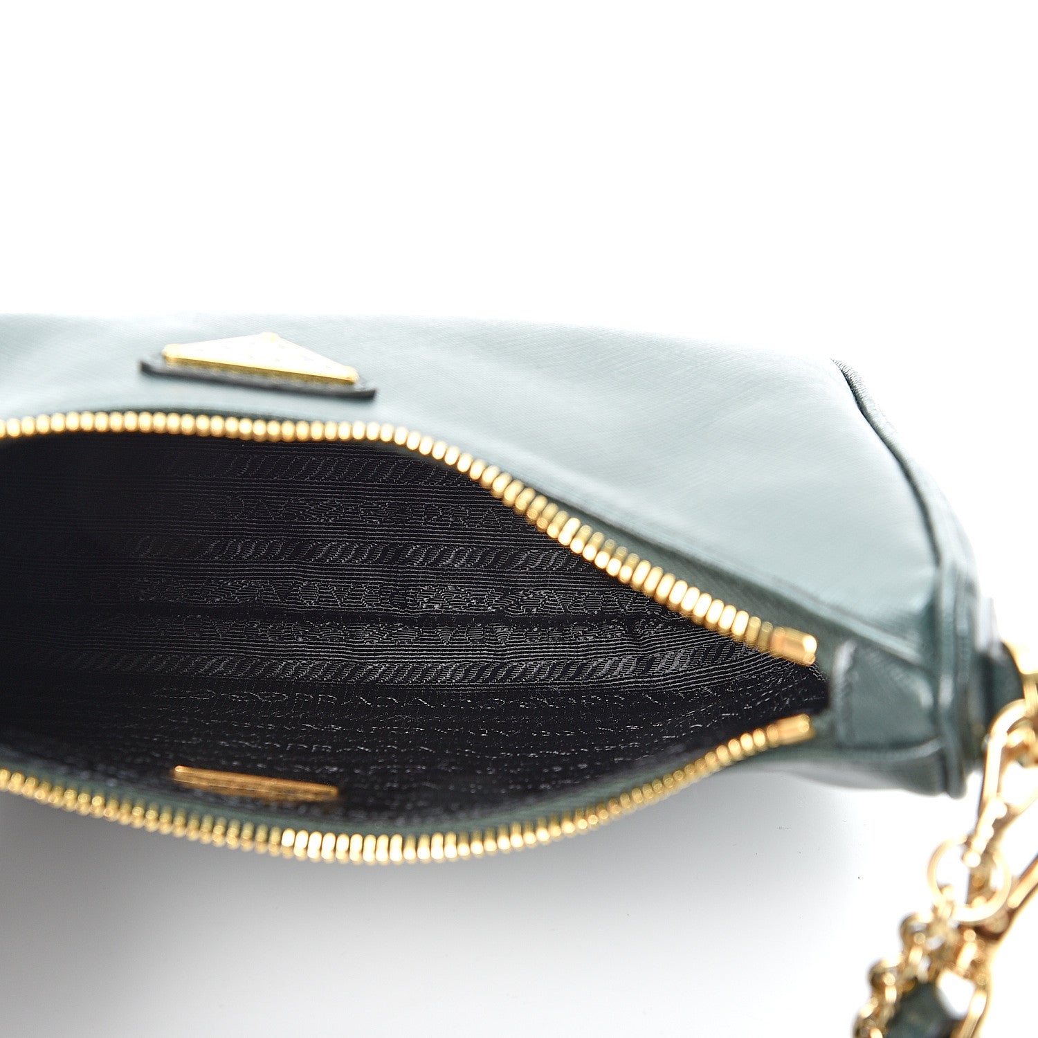 Prada Saffiano Lux Re-Edition 2005 Shoulder Bag Smeraldo 4 of 9
