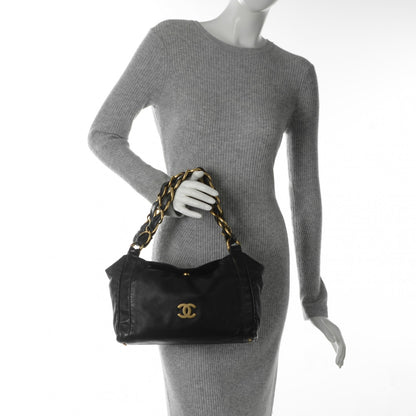 Chanel Lambskin Small Olsen Shoulder Bag Black 2 of 9