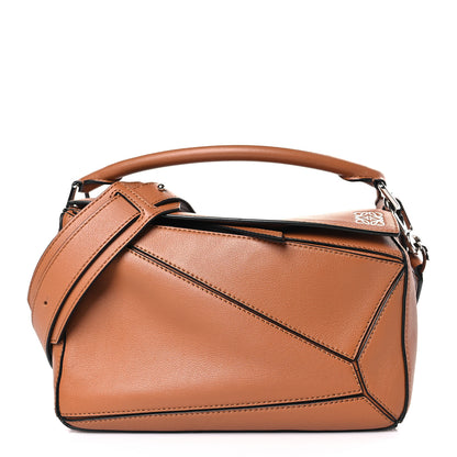 Loewe Calfskin Small Puzzle Bag Tan 1 of 8