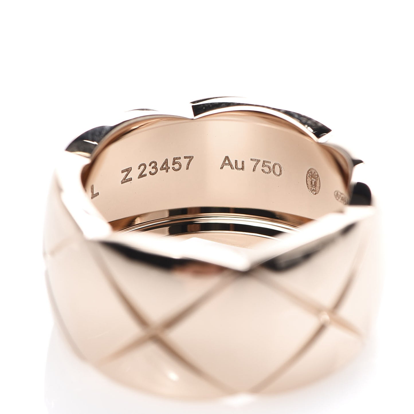 18K Beige Gold Large Coco Crush Ring 53 6.25