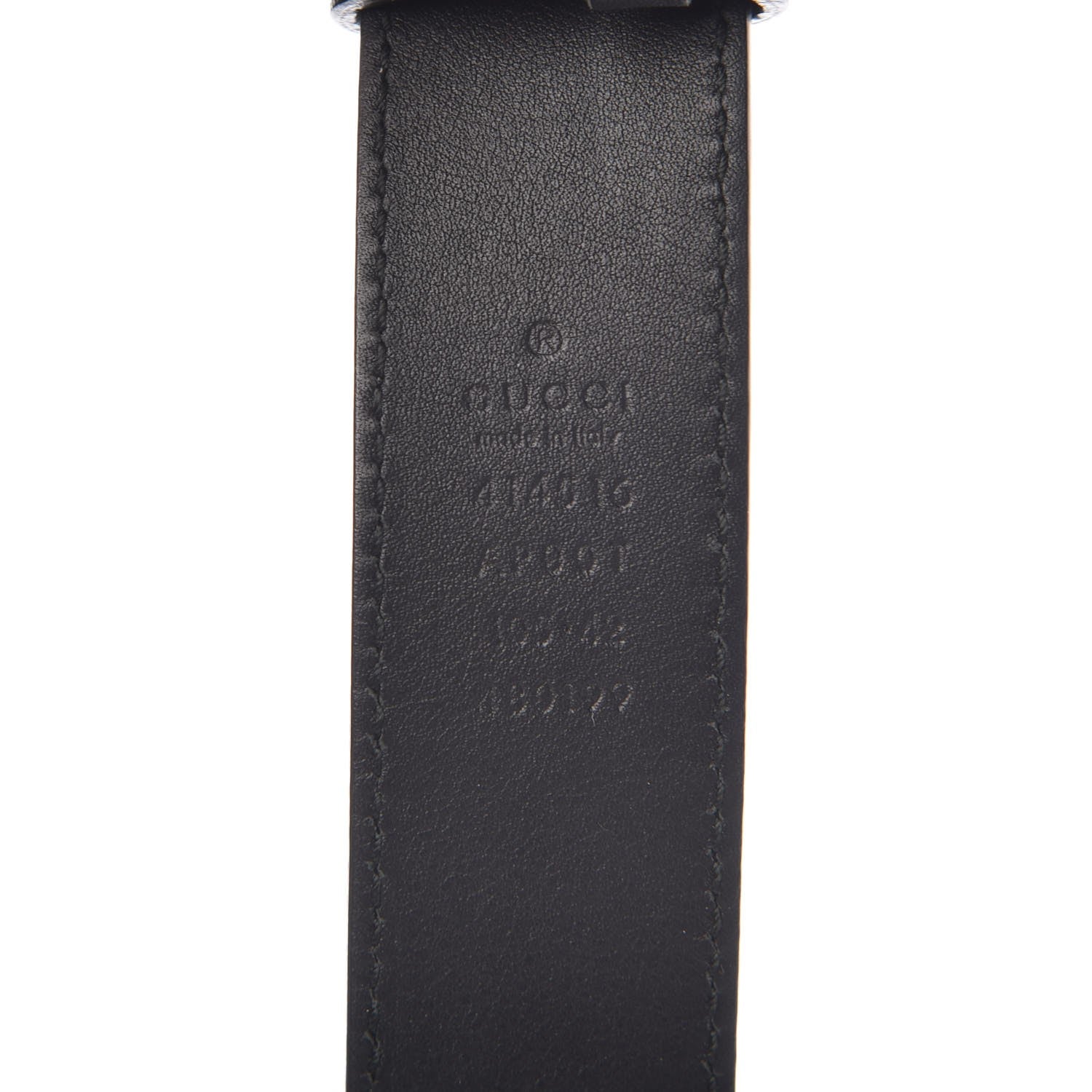 Gucci Moon Calfskin Double G 30mm Belt 105 42 Black 6 of 6