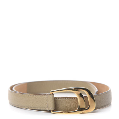 Gucci Pebbled Calfskin Belt 70 28 Beige 1 of 3